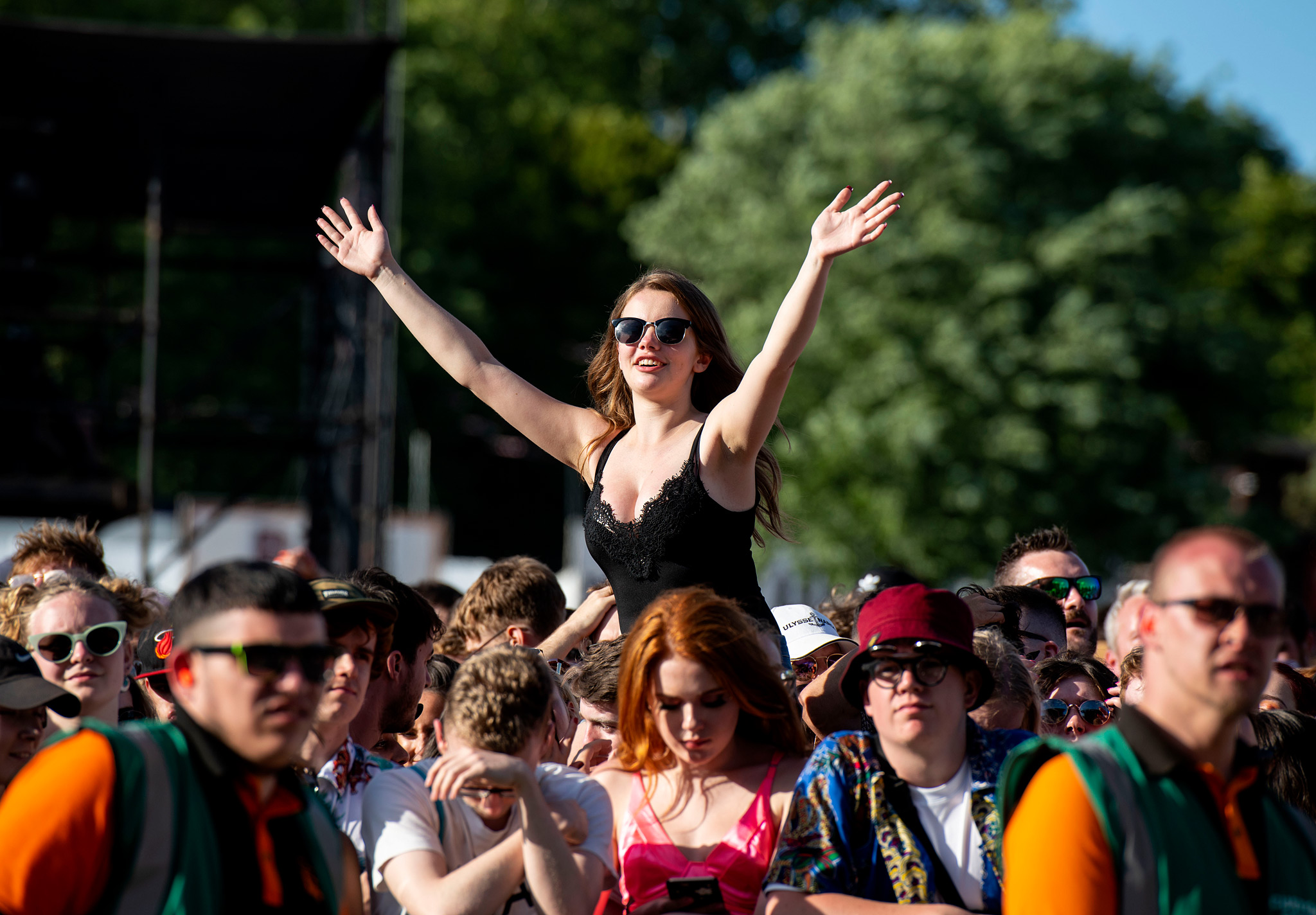 Girl  in  Crowd